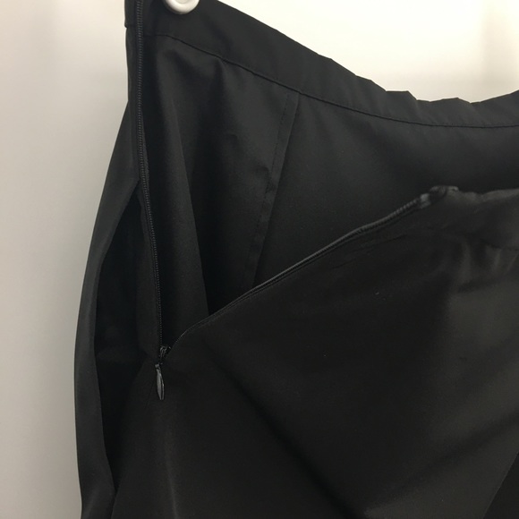 NWT Lord and Taylor Black Satin Skirt Sz 8 Taffeta Formal Party Special Occasion - Picture 8 of 8